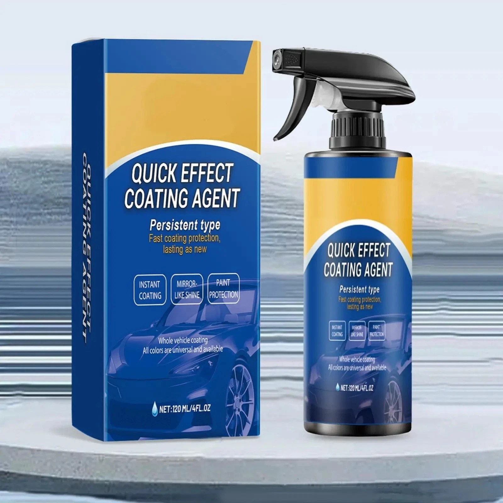 Car Coating Spray,Quick Effect Coating Agent,Car Scratch Wax Polish Spray Liquid