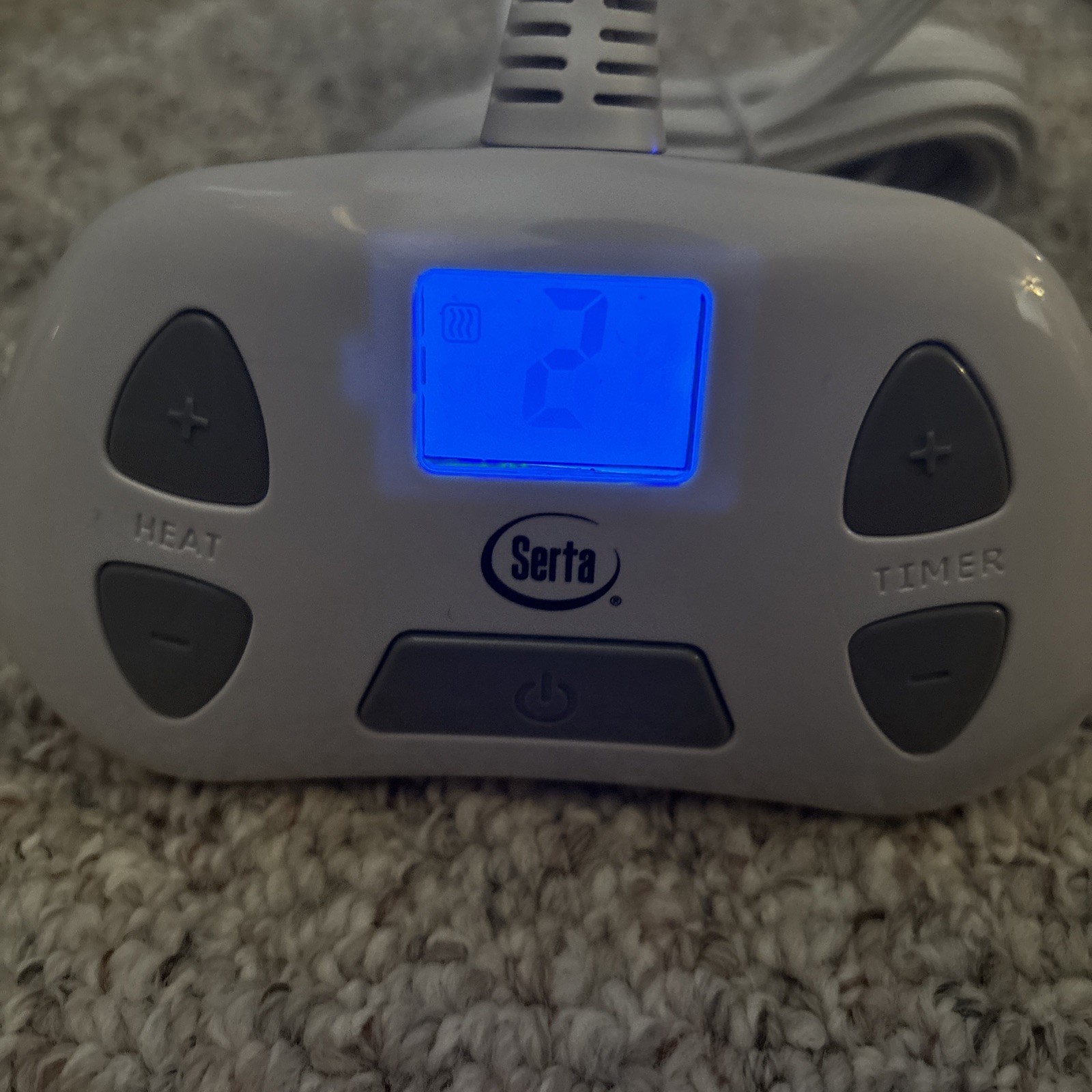 Serta PFI-DTC-TB2 Electric Blanket Controller 3 Prong Remote powers on