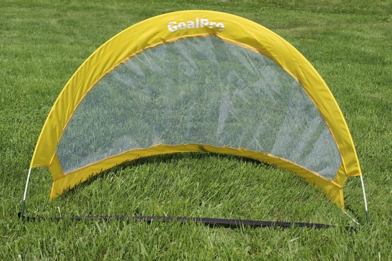 (2) NEW GOAL PRO® Portable Foldable SOCCER GOAL CHILD SOCCER GAME COACH YELLOW