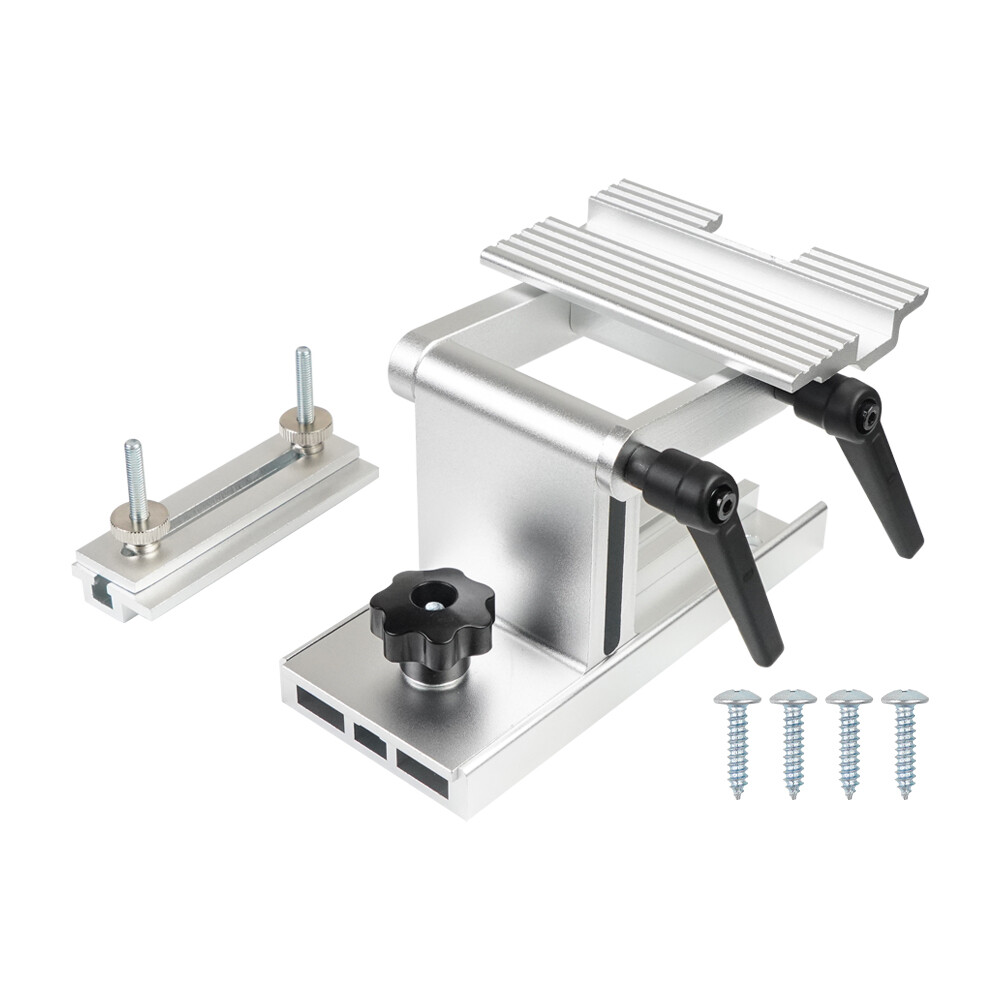 Adjustable Replacement Tool Rest Sharpening Jig for 6inch or 8 inch Bench Silver