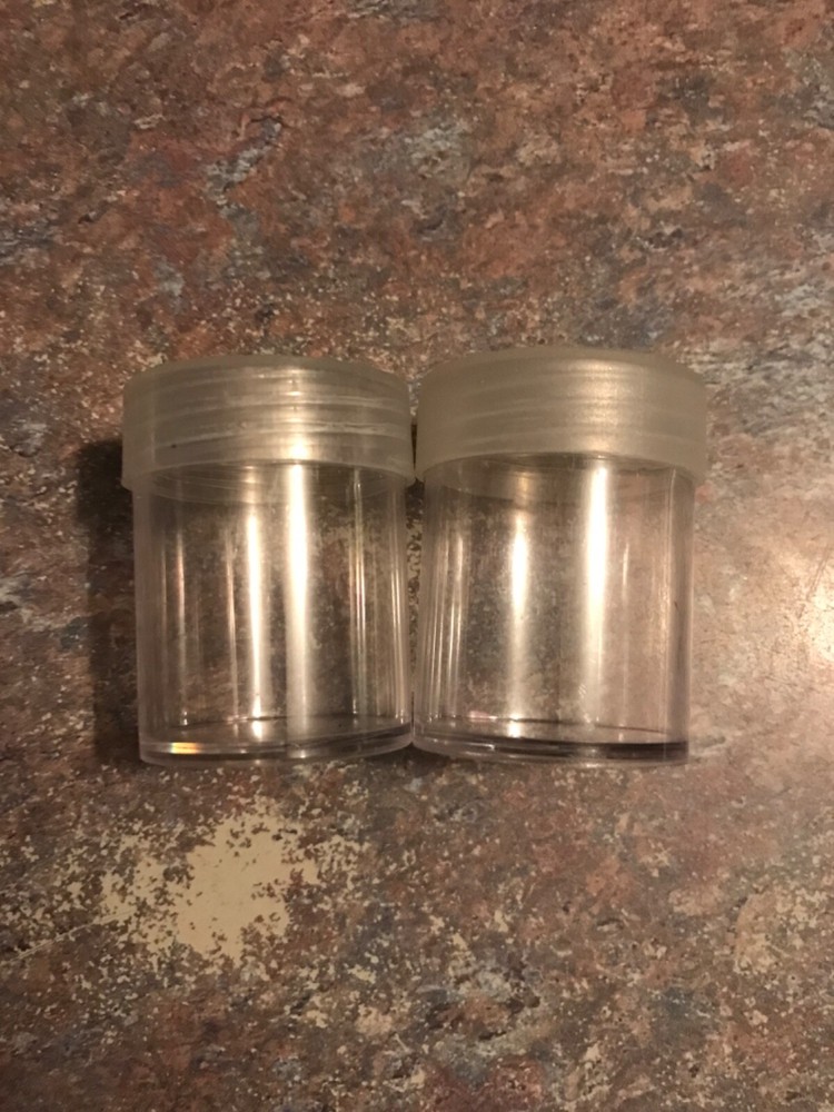 2 - HALF DOLLAR GENTLY USED COIN TUBES