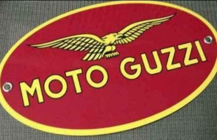 Moto Guzzi Motorcycle Sign