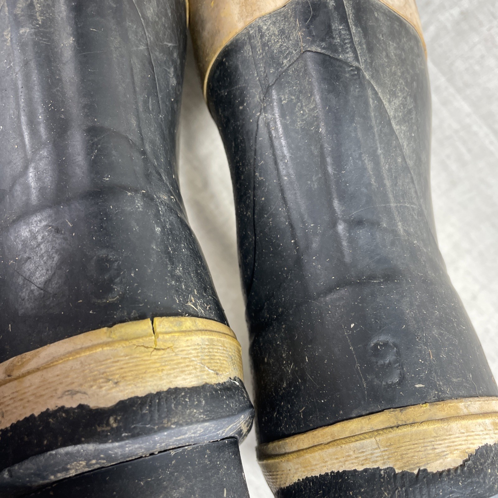 VTG Ranger FireMaster Steel Midsole Toe Insulated Rubber Firefighter Boots Sz 9