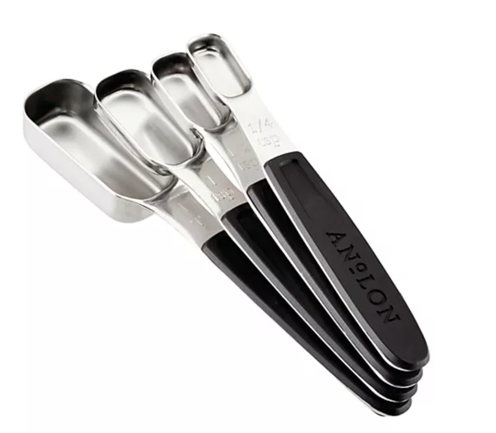 Anolon SureGrip Magnetic Measuring Spoon Set, 4Pc.