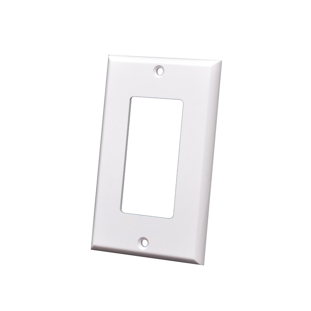 25pcs 1 Gang Standard Decorator Wall Plate White