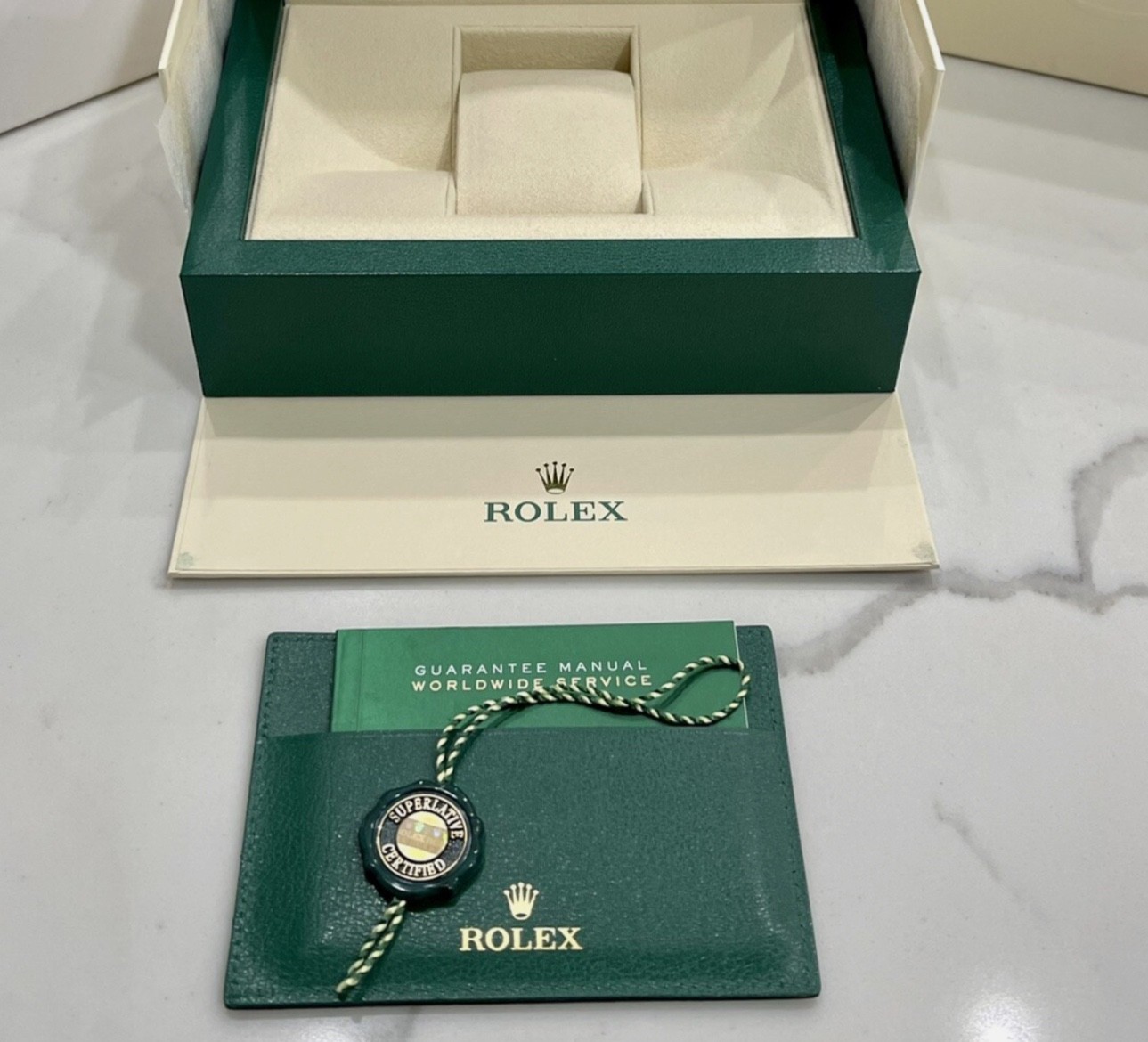 BRAND NEW Rolex Green Wave Box Set 39141.02 w/ Outer Box Daytona day date