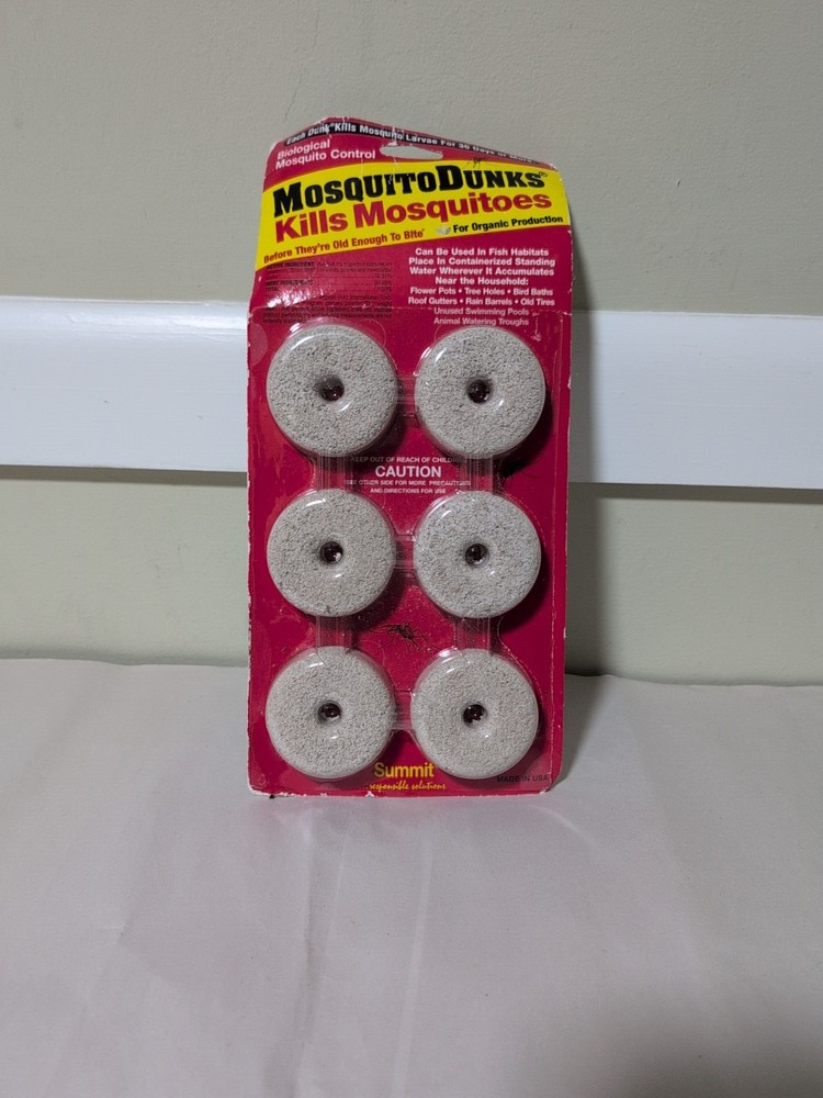 Summit Mosquito Dunks Floating Pod Kill Biologically Safe Method 6 pack