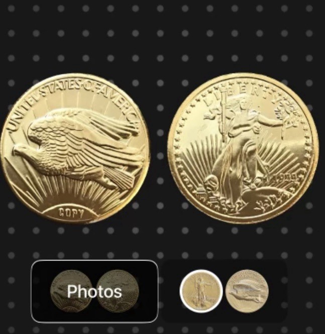 #1 SAINT ST. GAUDENS American Coin Treasures 1933 P $20 Gold Double Eagle 24kt