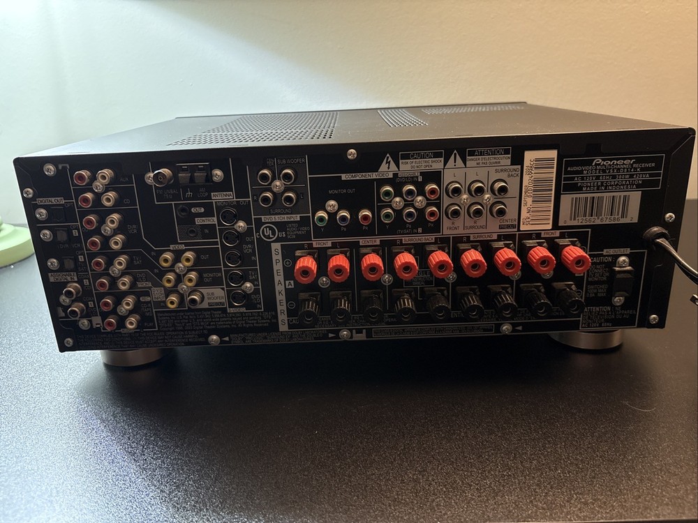 Pioneer VSX-D814 Receiver Bundle With Remote Control - Tested Working