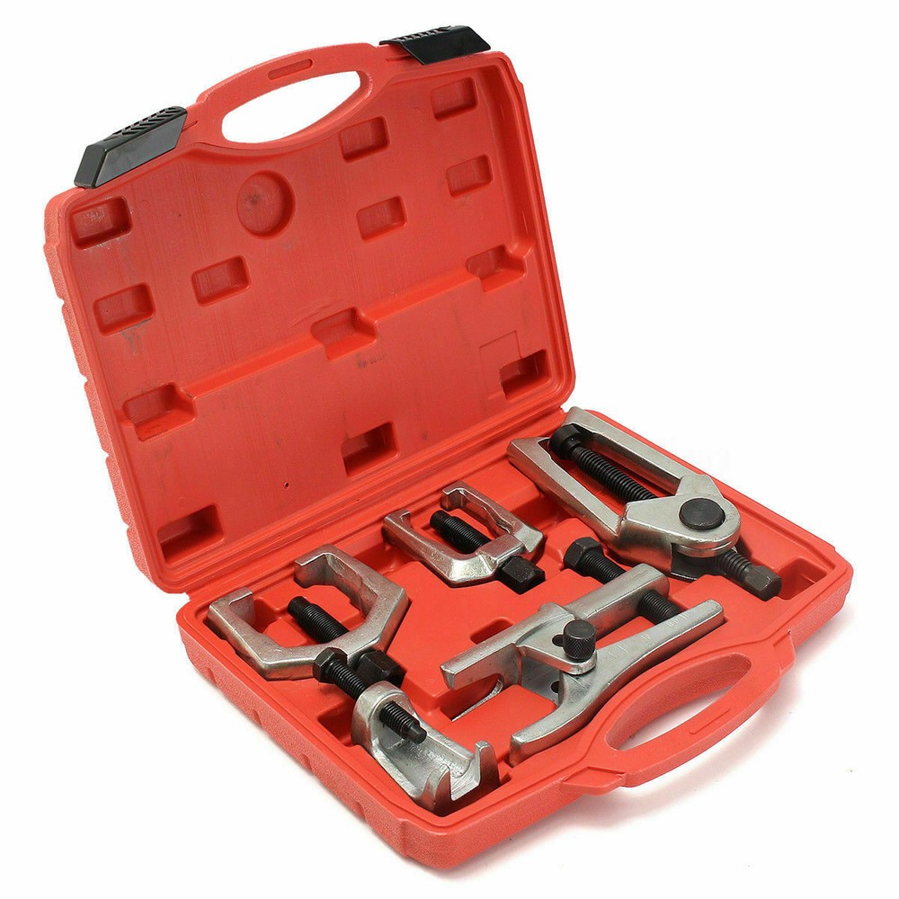 Front End Service Ball Joint Separator Pitman Arm Tie Rod Puller Tool Kit 5pc