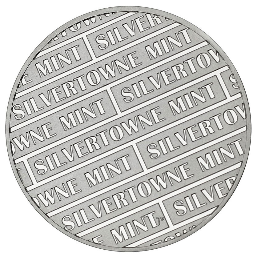 1-oz Mighty Eagle .999 Fine Silver Round GEM BU