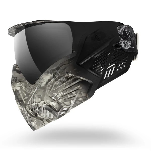 Bunkerkings CMD Paintball Mask / Goggle - Ghost Black Highlander