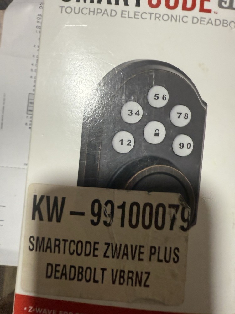 Kwikset 910 SmartCode Z-Wave Deadbolt - Venetian Bronze