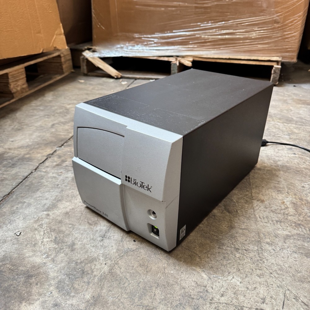 BioTek PowerWave 340 Microplate Spectrophotometer Reader Lab Equipment Tested