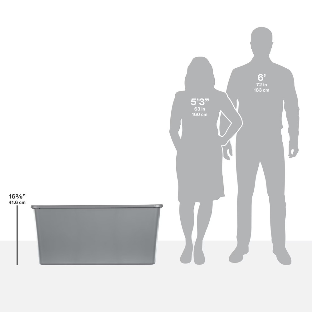 Sterilite Extra Large Storage Bin, 50 Gallon Durable Plastic Storage Tote