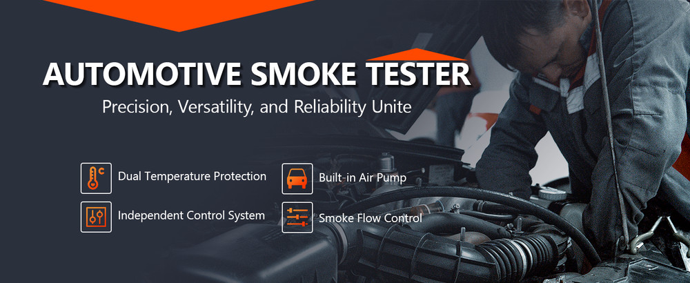Automobile smoke diagnostic leak detector