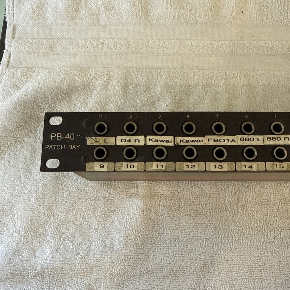 Furman PB-40 Patch Bay Signal Processing Rack Mount