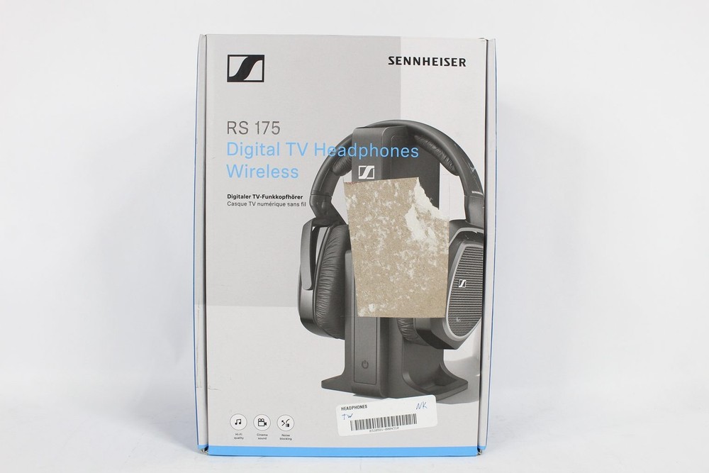 SENNHEISER RS 175 RF WIRELESS HEADPHONE SYSTEM | BLACK