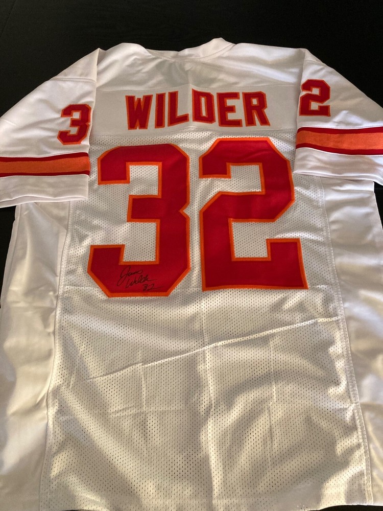 Buccaneers James Wilder signed Jersey W/COA