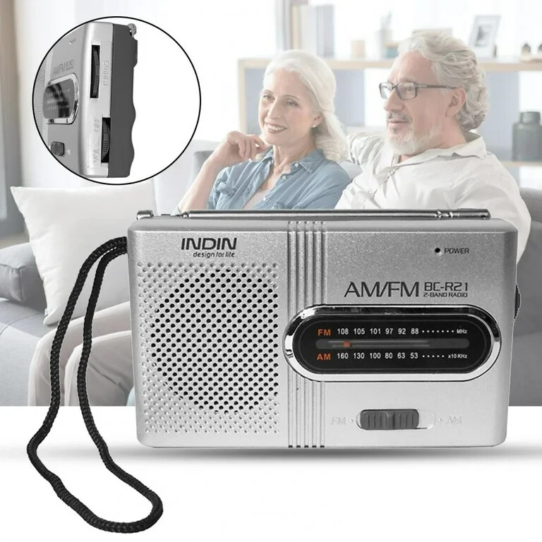 FM/AM Mini Radio Receiver Music Player Battery Operated Pocket Various Models