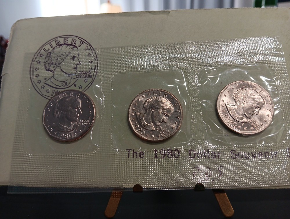 1980 Dollar Set PDS Susan B Anthony