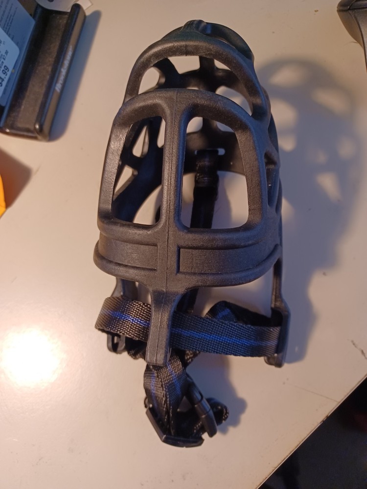 Dog Muzzle 3 Medium Black Adjustable Straps