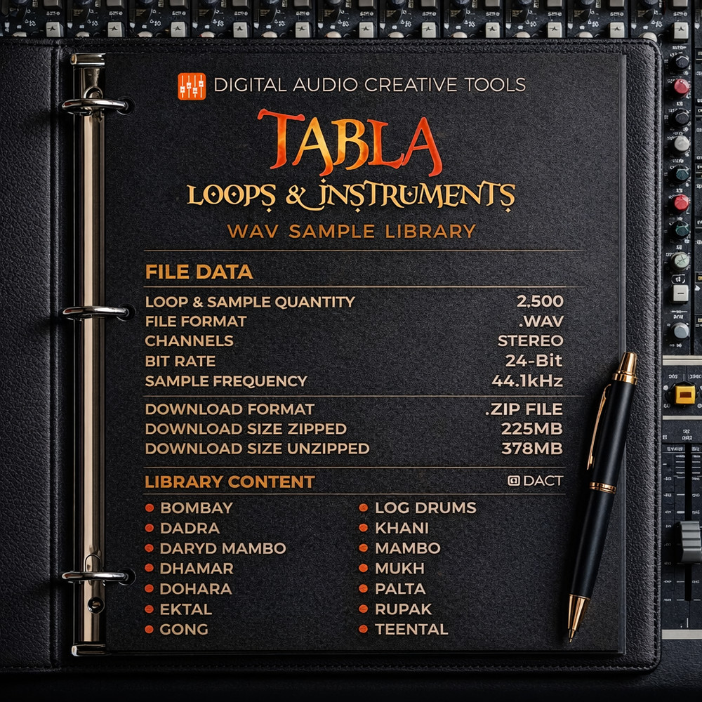 Tabla Loops & Percussion Instruments Sample Library