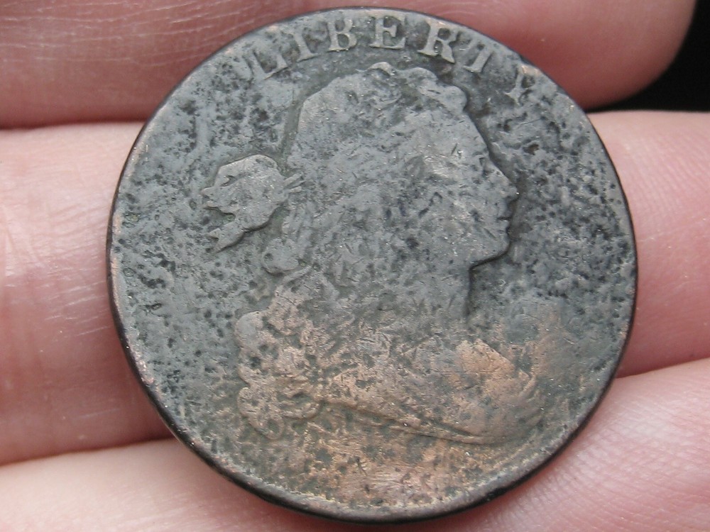 1796-1807 Draped Bust Large Cent Penny- With Stems- Small Fraction