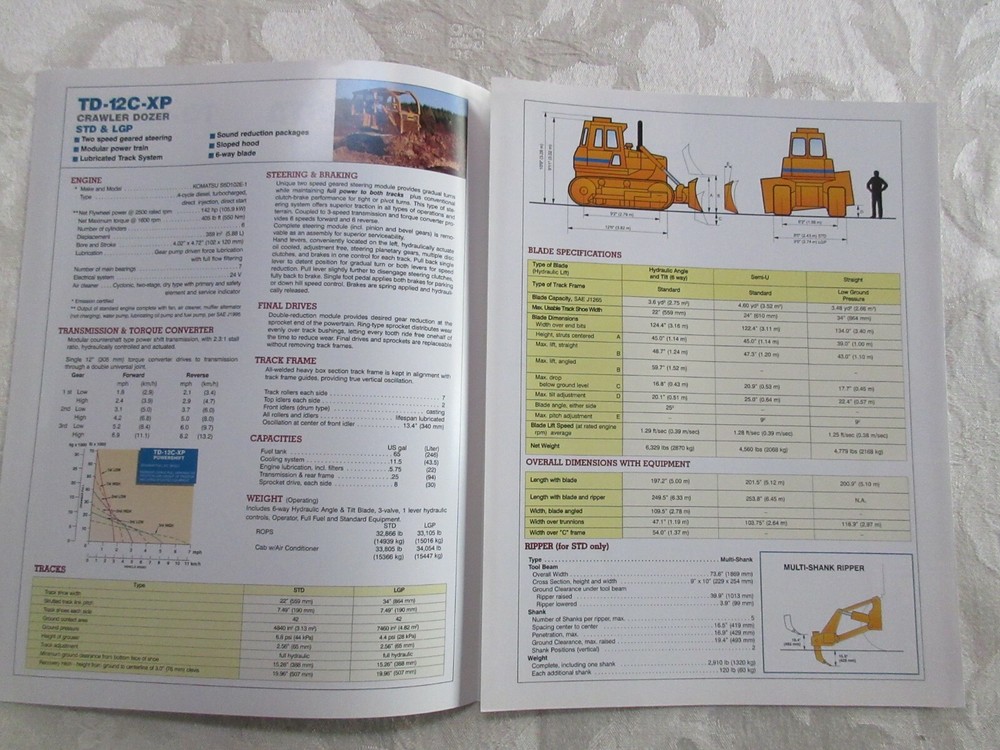 Dressta TD-12C-XP Crawler Dozer Brochure 1999