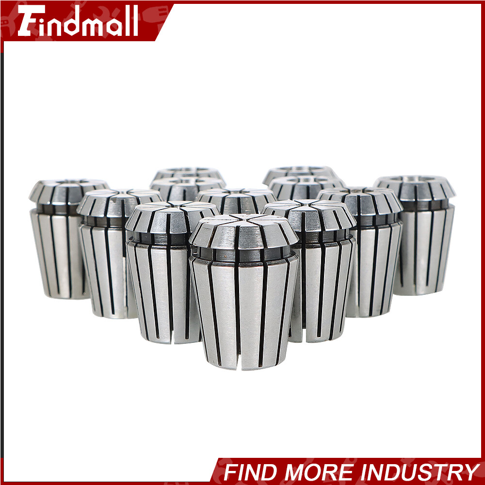 Findmall 12Pcs ER25 1/8"-5/8" Spring Collet Set for Engraving Milling Lathe Tool