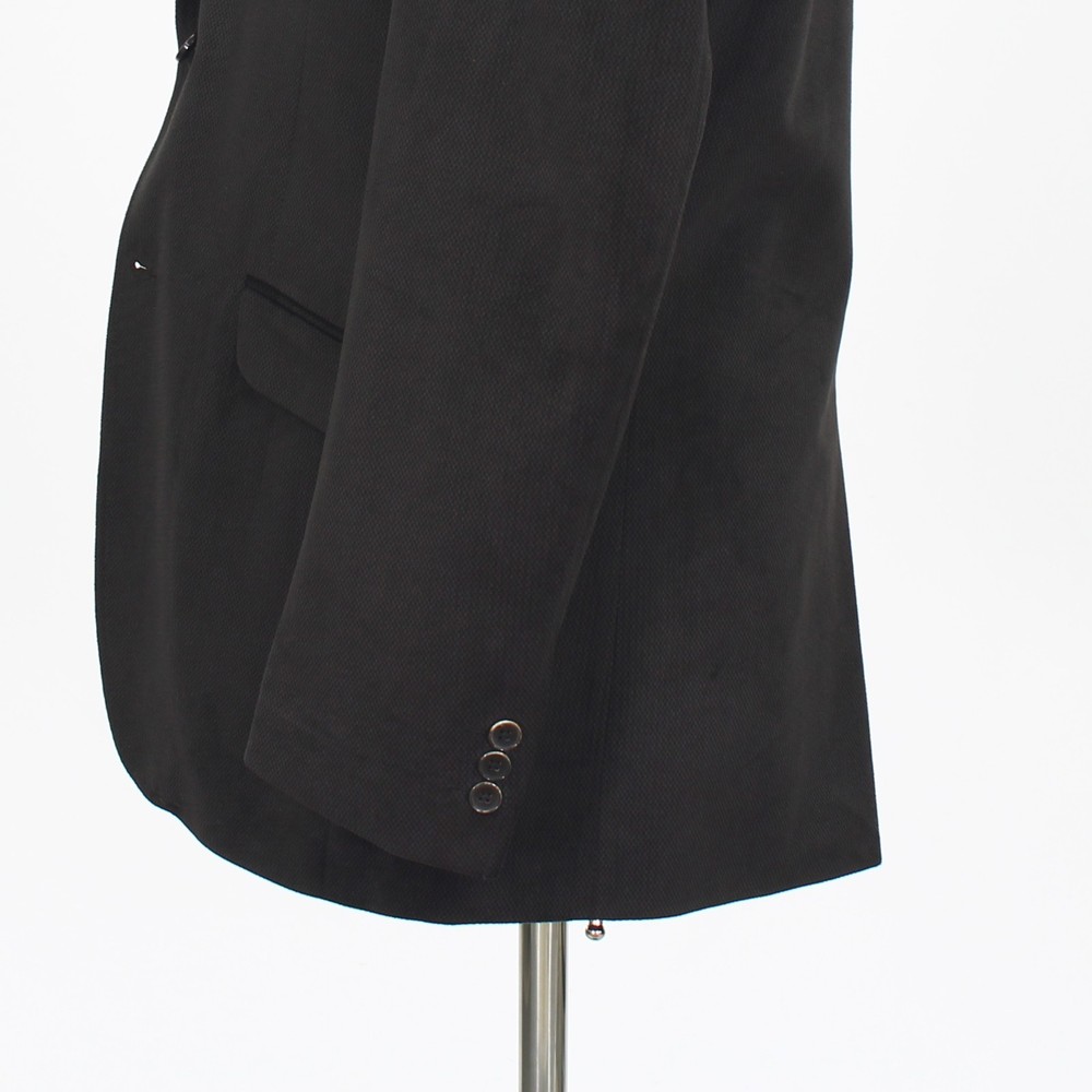 Pronto Uomo 40R Brown Sport Coat Blazer Jacket Solid 2-Button Polyester