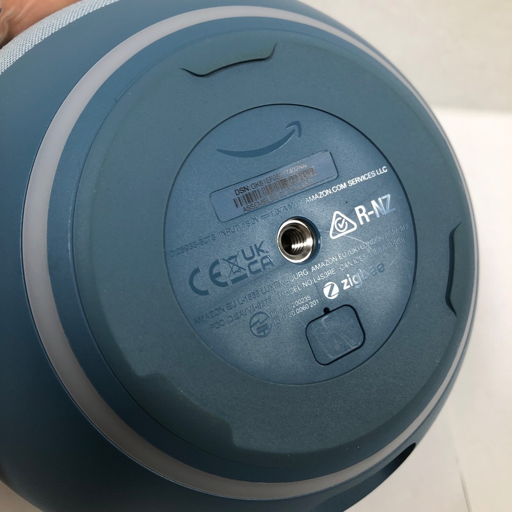 Amazon Echo 4th Gen Bluetooth Smart Speaker L4S3RE – Blue Acceptable