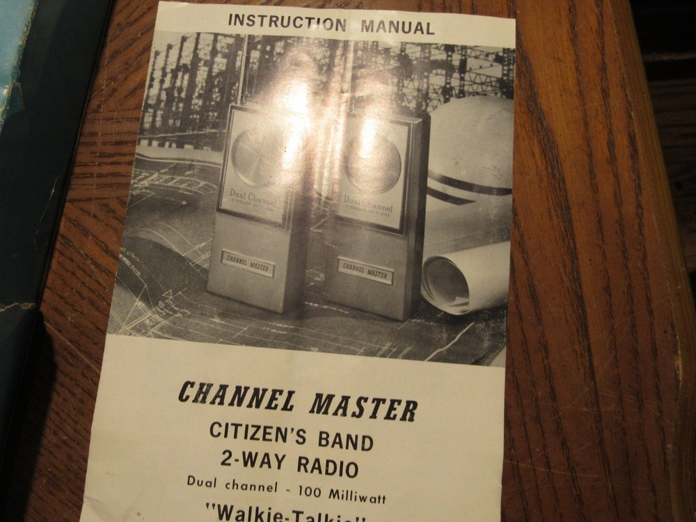 Vintage Channel Master Solid State Superheterodyne Transceiver Set
