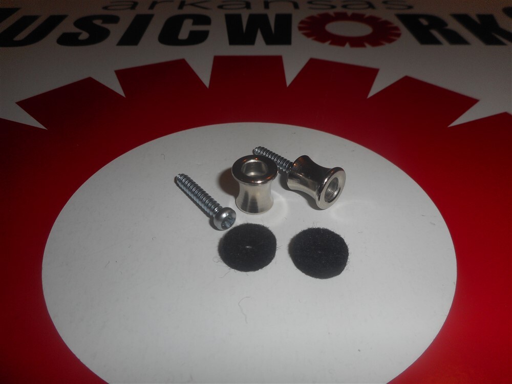 NEW - Buttons For Dunlop Original Strap Lock System - NICKEL