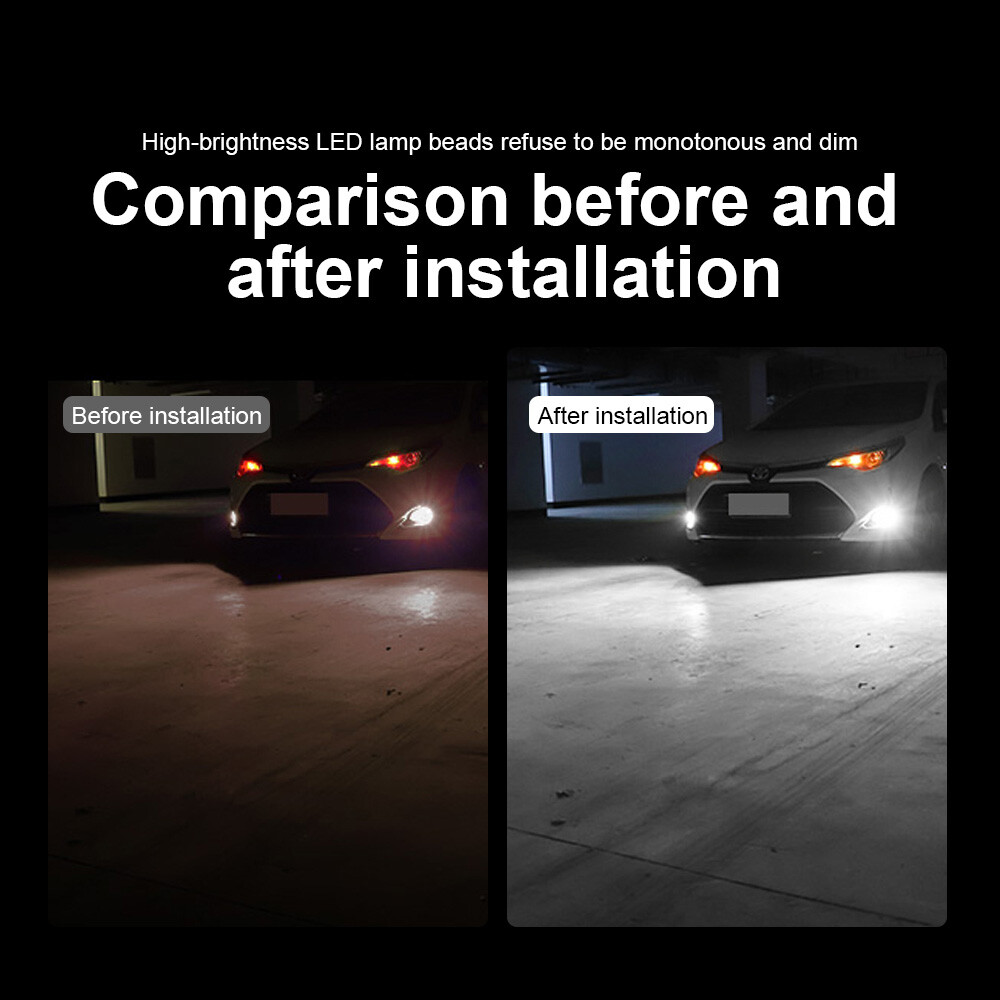 2X H11 LED Laser Headlights Bulb Ice Blue White Yellow Projector Auto Fog Lights