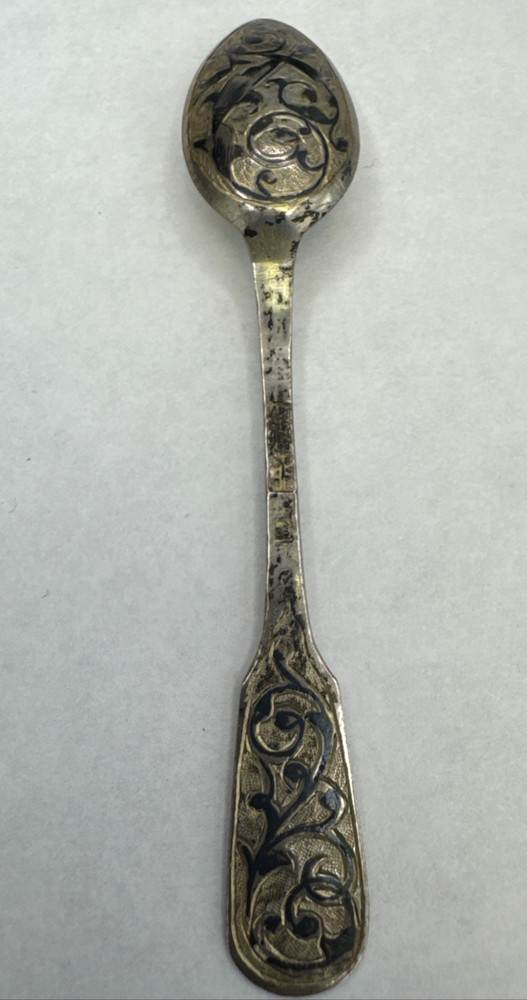 3 Antique Russian 0.84 Silver Spoons