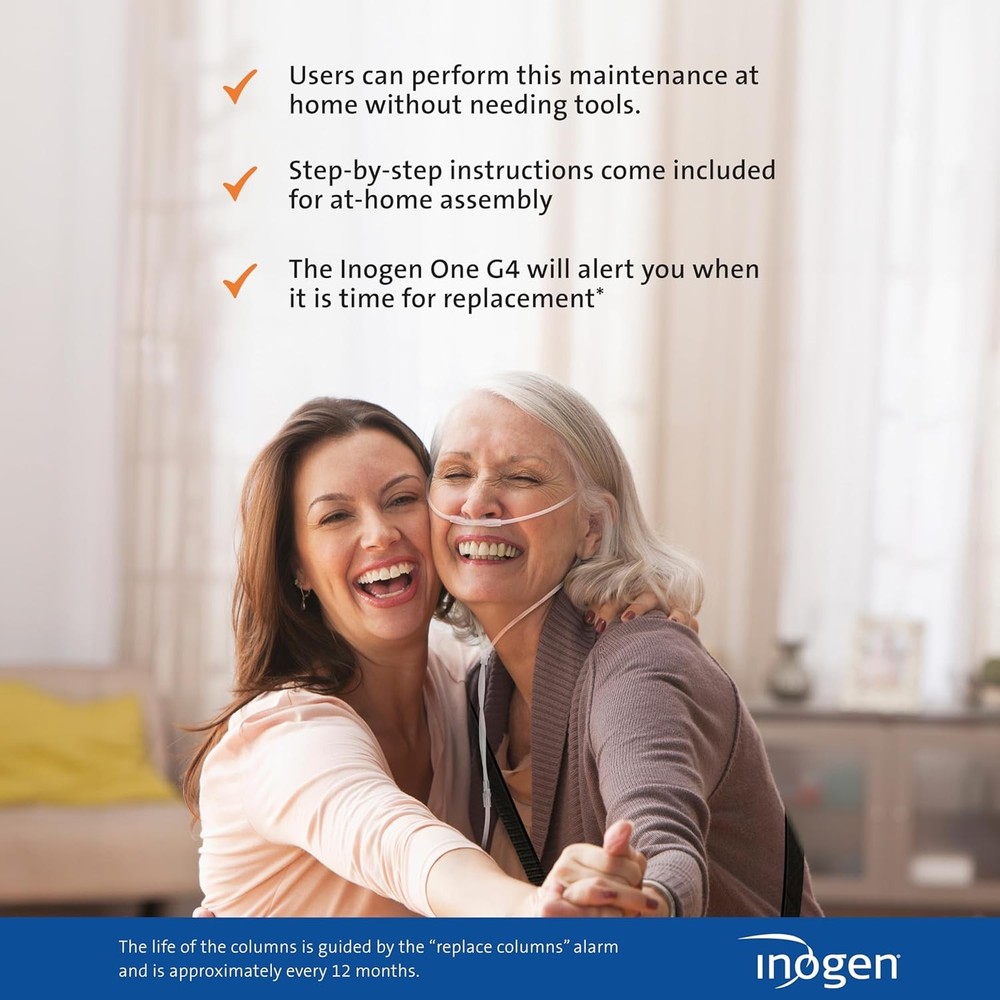 Inogen One G4 Replacement Column Pair - Oxygen Accessories - Two Removable...
