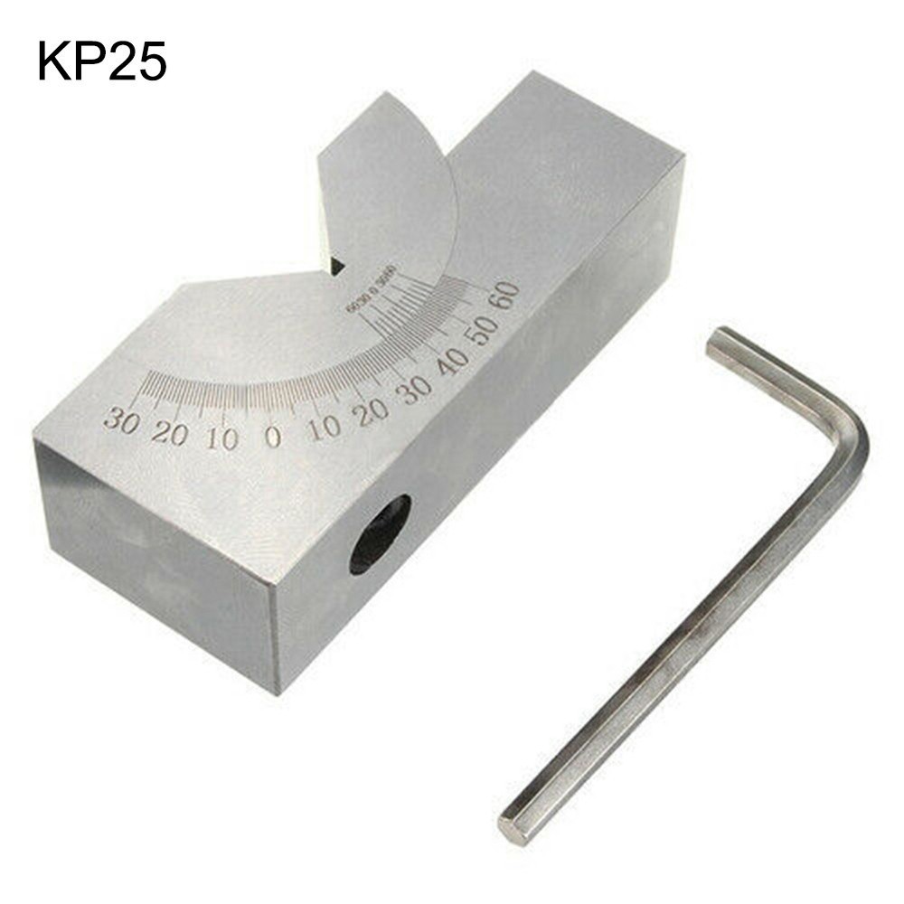 Adjustable Steel Angle Block Tool for Machining and Testing Workpieces