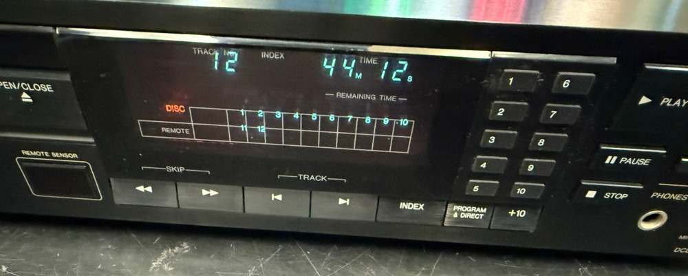 Denon DCD-1500 CD Player NO/Remote (Japan) Tested Working Nice Condition