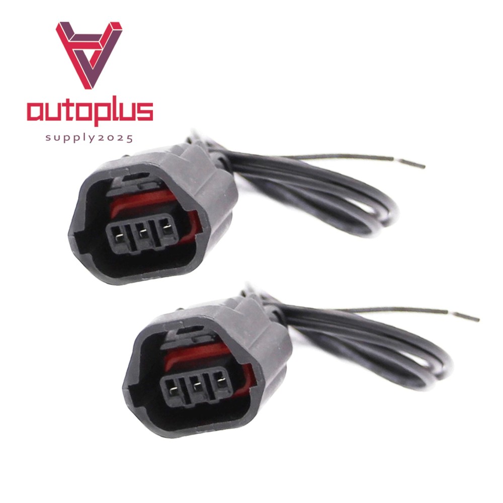 2x Trans Input & Output Speed Sensor Connector Plug Wire Harness for Kia Hyundai
