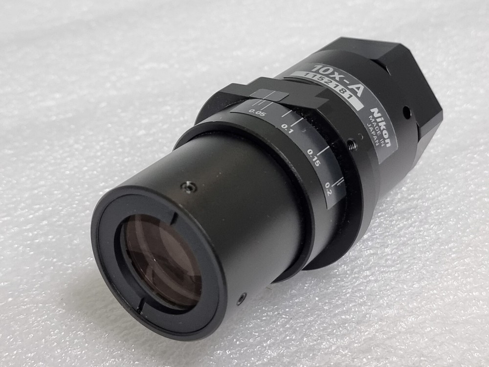 Nikon 10X-A Measuring Tool Microscope TM MM Objective Lens