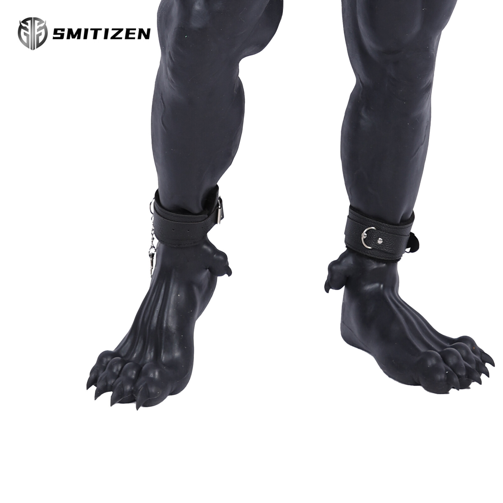 Smitizen Silicone Beast Paw monst claw Black Feet Realistic Skin For Cosplay