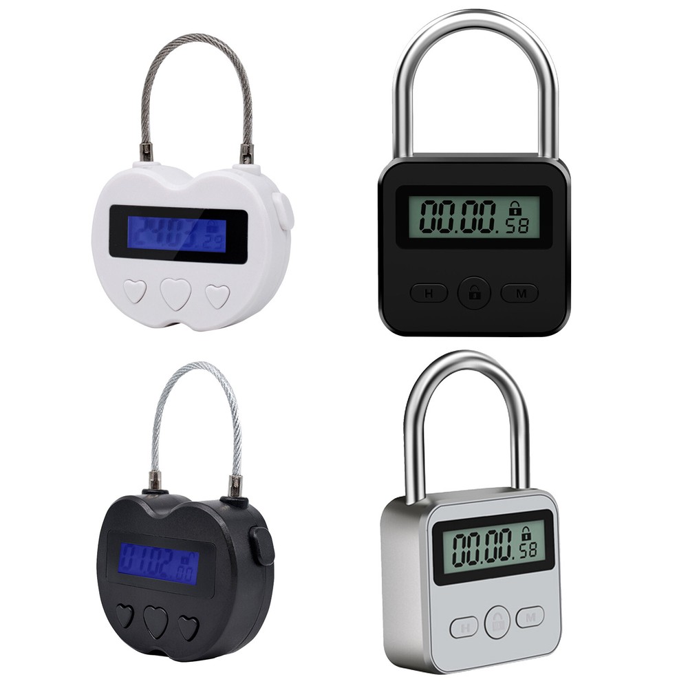 Anti-addiction Electronic Lock Timer Padlock Backlight Max Timing Long StandbyeN