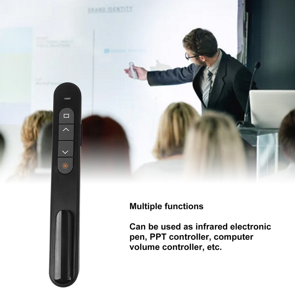 Wireless Presenter Remote Control Presentation Click Pointer PPT Clicker Fo BG⭐