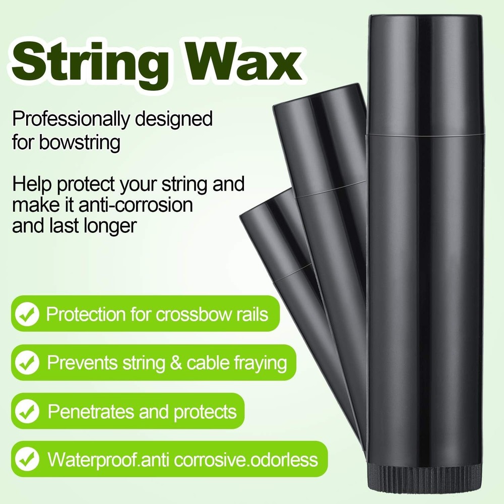5 Pieces Bow String Wax Strings Protective Rail Lube Waterproof Archery...