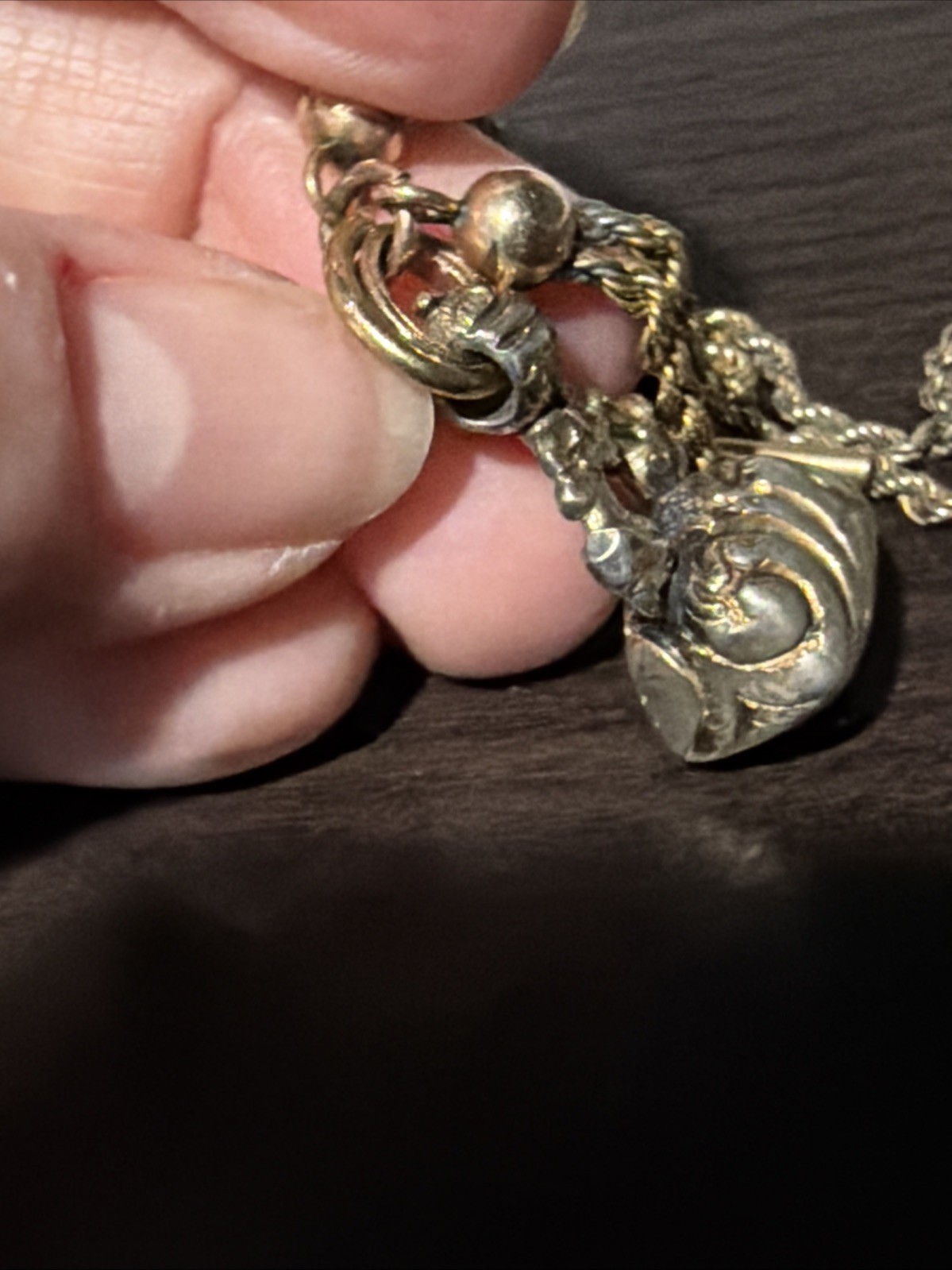 Victorian RFS Gold Tone Rope Link Watch Slider Chain Old Carnelian Fob 14k Tbar