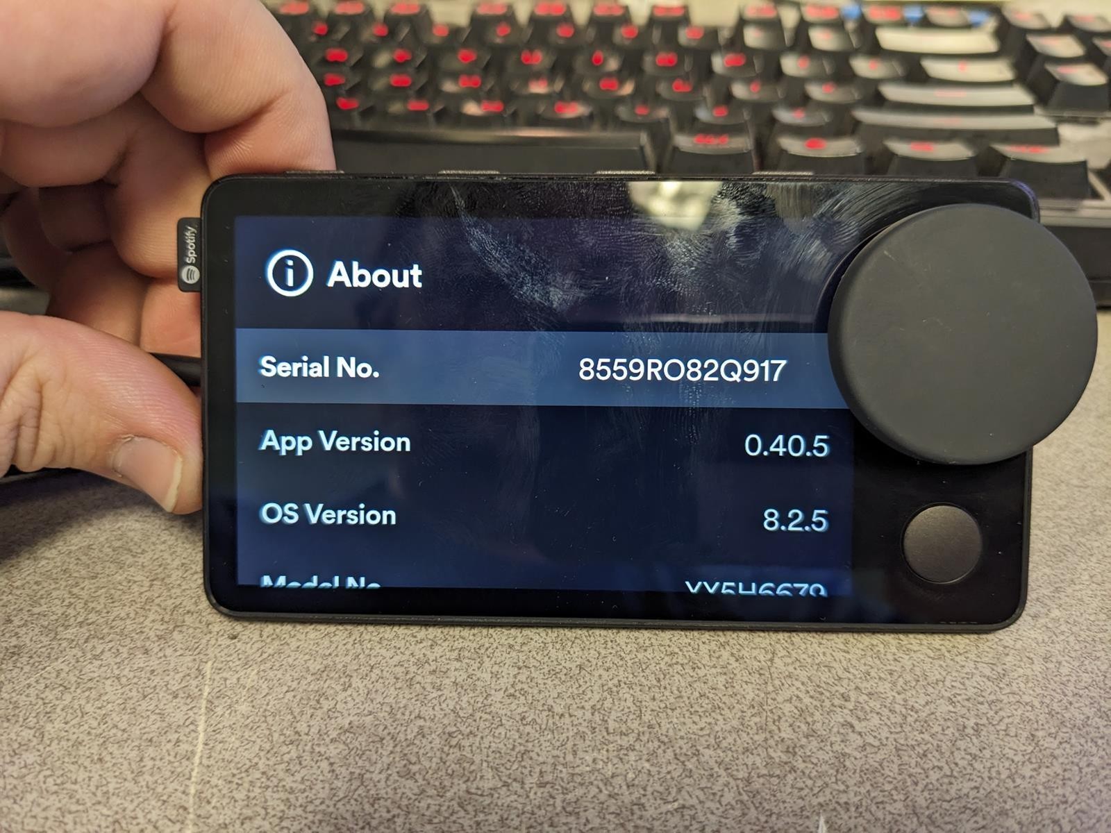 SPOTIFY CAR THING MUSIC STREAMING DEVICE - READ DESCRIPTION