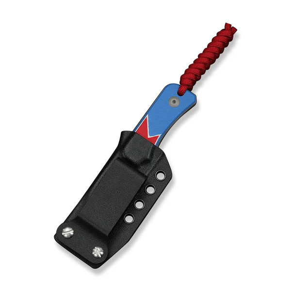 Civivi Knives Baby Banter Fixed Blade C23045A-1 Red White Blue G10 Nitro-V Knife