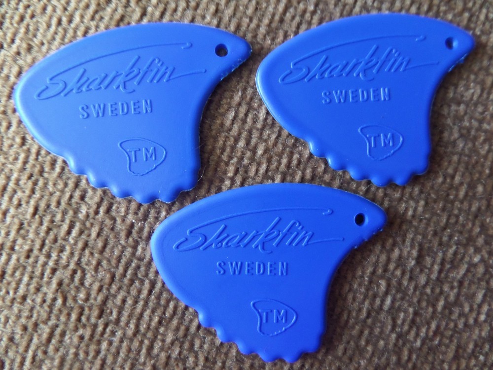 Landstrom Sharkfin Plectrums 3 Picks (Heavy)