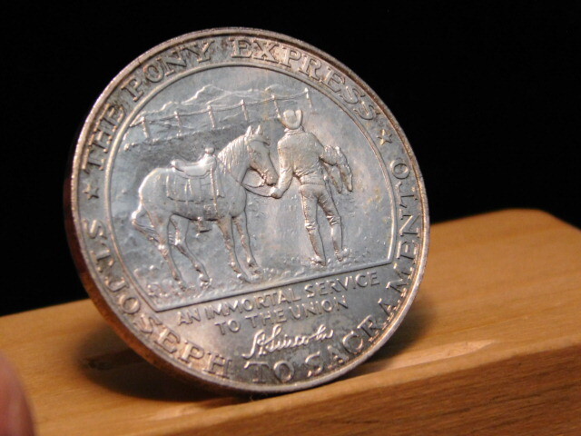 Pony Express Termination Centennial 1961 So-called dollar struck in silver